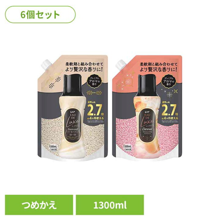 楽天市場】【6個セット】レノアオードリュクスアロマジュエル つめかえ 