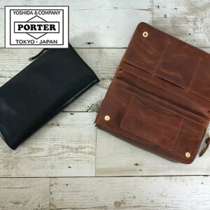 ポーター ソーク 101-06001 ロングウォレット PORTER SOAK 革 財布 長財布 レディース メンズ カジュアル 吉田カバン 日本製 誕生日 ギフト クリスマス バレンタイ ホワイ