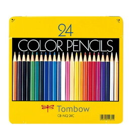 トンボ　色鉛筆　24色セット