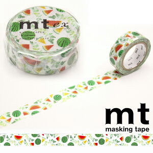 カモ井加工紙 マスキングテープ mt ex 15mm×7m 1個入り すいか MTEX1P164