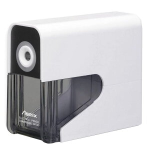 鉛筆削り 電動 アスカ どこでも電動シャープナー 乾電池式 コードレス ピンク ホワイト ブラック ブルー DPS30