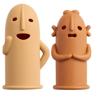 ライオン事務器 はにさっく 其の参 第3弾 2個セット おうえん HA-207 あこがれ HA-208 はげましHA-209 指サック 紙めくり 埴輪 はにわ ハニワ かわいい キャップタイプ