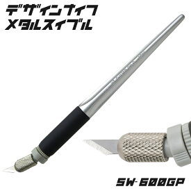 エヌティー デザインナイフ メタルスイブル 曲線切り用 NT SW-600GP 【ネコポスも対応】