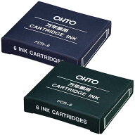 OHTO 万年筆 インク カートリッジ 6本入り 欧州タイプ クロ ブルーブラック FCR-6 替インク カートリッジ…