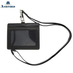 �y10%OFF�N�[�|���z�A�V���t�H�[�h �f�B�[�v ID�J�[�h�z���_�[ �u���b�N Ashford ���[�J�[�i��8774-011
