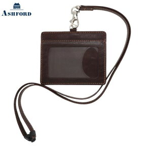 �y10%OFF�N�[�|���z�A�V���t�H�[�h �f�B�[�v ID�J�[�h�z���_�[ �u���E�� Ashford ���[�J�[�i��8774-022