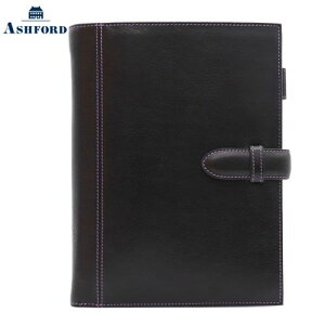 �y10%OFF�N�[�|���z�A�V���t�H�[�h �V�X�e���蒠 �i�g�D�[�� A5 19mm belt �x���g�^�C�v �u���b�N×�p�[�v�� ASHFORD ���[�J�[�i��3125-178