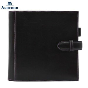 �y10%OFF�N�[�|���z�A�V���t�H�[�h �V�X�e���蒠 �i�g�D�[�� HB×WA5 25mm belt �x���g�^�C�v �u���b�N×�p�[�v�� ASHFORD ���[�J�[�i��6809-178