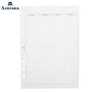 �y10%OFF�N�[�|���zAshford�A�V���t�H�[�h ���ԃX�P�W���[���t���[�J�����_�[�� A5 ���t�� ���ԃ_�C�A���[ �V�X�e���蒠���t�B�� ���[�J�[�i��0613-100