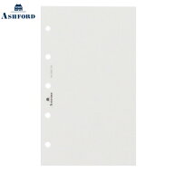 【10%OFFクーポン】アシュフォード システム手帳用 メモリーフ ライト 無地 MICRO5 リフィル メーカー品…