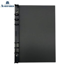 【10%OFFクーポン】アシュフォード リフィルパッド A5 10mm ブラック システム手帳 Ashford メーカー品番0623-011