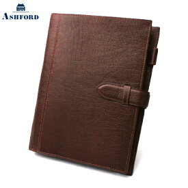 【10%OFFクーポン】アシュフォード ディープ A5 19mm ベルト付き ブラウン システム手帳 Ashford メーカー品番3102-022