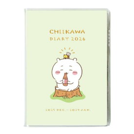 【10%OFFクーポン】アートプリントジャパン 2026年版手帳 A6変形 コミックマンスリー ちいかわ 笛 A.P.J. メーカー品番1000137362