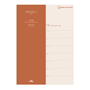 y10%OFFN[|zCC 2026NŎ蒠 VXem[g_CA[ B5 EB[N[tg SYSTEM NOTE DIARY [J[iRFDR2678