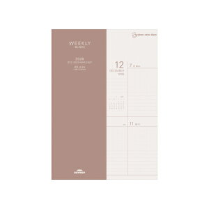 【10%OFFクーポン】レイメイ藤井 2026年版手帳 システムノートダイアリー A5 ウィークリーブロック SYSTEM NOTE DIARY メーカー品番RFDR26102