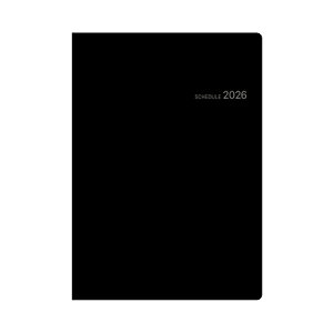 【10%OFFクーポン】高橋書店 2026年版手帳 デスクダイアリー B5 月間ブロック+週間バーチカル 月曜始まり ウィークリー 黒 メーカー品番94