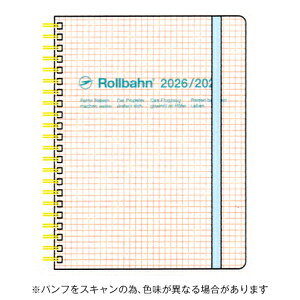 �y10%OFF�N�[�|���z�f���t�H�j�b�N�X 2026�N3���n�܂�蒠 �����o�[���_�C�A���[ �X�R�� A5 �z���C�g DELFONICS Rollbahn ���[�J�[�i��360006-100