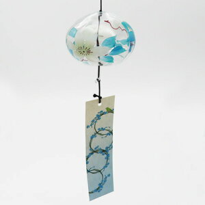 【10%OFFクーポン】木之本 はごろもバルーン風鈴 鉄仙 クリスタルガラス 手作り 夏の風物詩 涼を楽しむ メーカー品番R-234