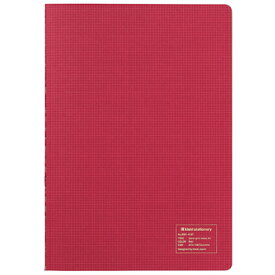 【10%OFFクーポン】クレイドkleid 2mm grid notes A5 Red 2ミリグリッドノート 方眼 レッド メーカー品番8901