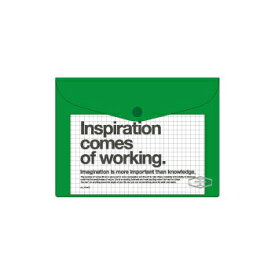 【10%OFFクーポン】デルフォニックス ビニールブリーフケース A6 グリーン メーカー品番500108 264