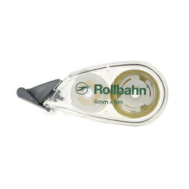 【10%OFFクーポン】デルフォニックス Rollbahn ロルバーン 修正テープ クリア 幅4mm×6m メーカー品番500672-709