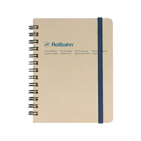 【10%OFFクーポン】デルフォニックス ロルバーンポケット付メモ M リングノート Rollbahn グレージュ DELFONICS メーカー品番500307-191