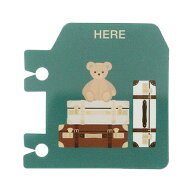 【10%OFFクーポン】デルフォニックス ロルバーン ブックマーク ペリープル A くま単体 ダークグリーン Ro…