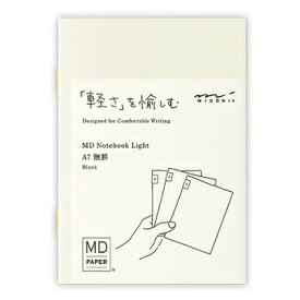 【10%OFFクーポン】デザインフィル MDノート ライト A7 無罫 3冊組 メーカー品番15281006