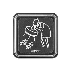 【10%OFFクーポン】デザインフィル スタンプ パッド オジサン30th 黒 メーカー品番35603006