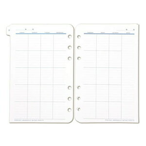 フランクリンプランナー システム手帳リフィル オリジナル・1日1ページデイリーページ1ヵ月(月、曜日なし) コンパクト メーカー品番64120