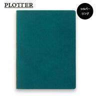 【10%OFFクーポン】PLOTTER プロッター 6穴リングレザーバインダー Liscioリスシオ A5サイズ ブルー シス…