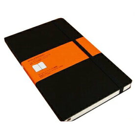 【10%OFFクーポン】MOLESKINE モレスキンクラシックノートブック ハードカバー 横罫 ラージ ブラック (QP060) メーカー品番5180109