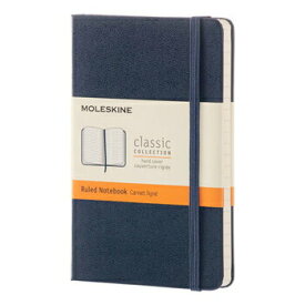 【10%OFFクーポン】MOLESKINE モレスキン カラーノートブック ハードカバー サファイアブルー POCKET 横罫 メーカー品番5180091