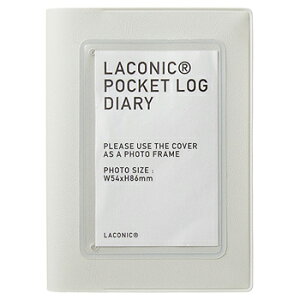�y10%OFF�N�[�|���z���R�j�b�NB7CPL �|�P�b�g���O�_�C�A���[ �z���C�g POCKET LOG DIARY �t���[�X�^�C���蒠 LACONIC ���[�J�[�i��LPL03WH