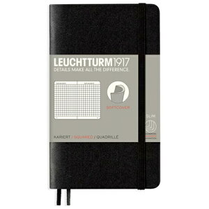 �y10%OFF�N�[�|���z���C�q�g�g�D����1917 Notebooks �m�[�g�u�b�N �\�t�g�J�o�[ �|�P�b�g A6���� �u���b�N LEUCHTTURM ���[�J�[�i��329869