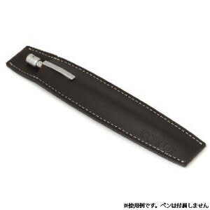 【10%OFFクーポン】ルンルンLOONLOON 1本用ペンケース ラウンド ダークブラウン メーカー品番222035