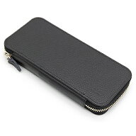 【10%OFFクーポン】ラダイト レザーラウンドジップペンケース エッセンシャルADRIA筆箱アドリア ブラック…