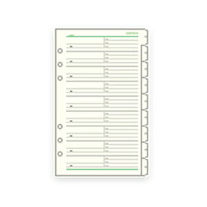 【10%OFFクーポン】レイメイ システム手帳リフィル ダヴィンチ バイブル アドレス 8メイ メーカー品番DR406・15個までメール便にて発送いたします