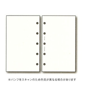 【10%OFFクーポン】レイメイ ダヴィンチ システム手帳リフィル mini5サイズ 無地ノート メーカー品番DMR328
