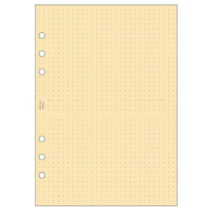 【10%OFFクーポン】レイメイ ダヴィンチ システム手帳リフィル 竹紙 ドット方眼ノート A5サイズ メーカー品番DAR4404