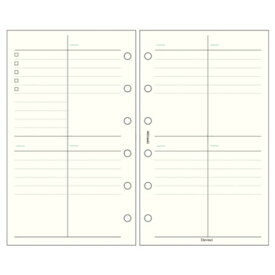 【10%OFFクーポン】レイメイ藤井ダヴィンチ システム手帳リフィルフリーウィークリーブロックスケジュール ポケットミニ6 メーカー品番DPR1230