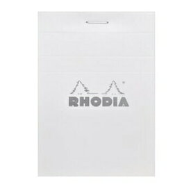【10%OFFクーポン】RHODIA ブロックロディア No.11 (A7) 方眼 ホワイト メモ帳 メーカー品番cf11201