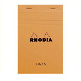 【10%OFFクーポン】RHODIA ブロックロディア ライン No.14 横罫 オレンジ メモ帳 メーカー品番cf14600