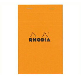 【10%OFFクーポン】RHODIA ブロックロディア No.16 オレンジ (A5) 方眼 メモ帳 メーカー品番cf16200・2個までメール便にて発送いたします