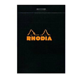 【10%OFFクーポン】RHODIA ブロックロディア No.11 (A7) 方眼 ブラック メモ帳 メーカー品番cf112009