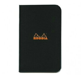 【10%OFFクーポン】RHODIA ロディア クラシック ホチキス留めミニノート 方眼 ブラック メーカー品番cf119159