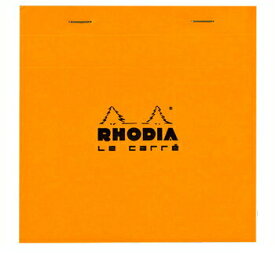 【10%OFFクーポン】RHODIA ブロックロディア No.148 ル・キャレ オレンジ メモ帳 メーカー品番cf148200