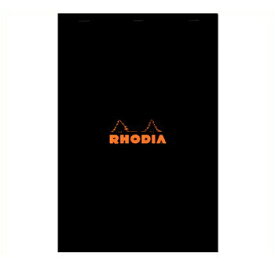【10%OFFクーポン】RHODIA ブロックロディアNo.18 ブラック メモ帳 メーカー品番cf182009・1個までメール便にて発送いたします
