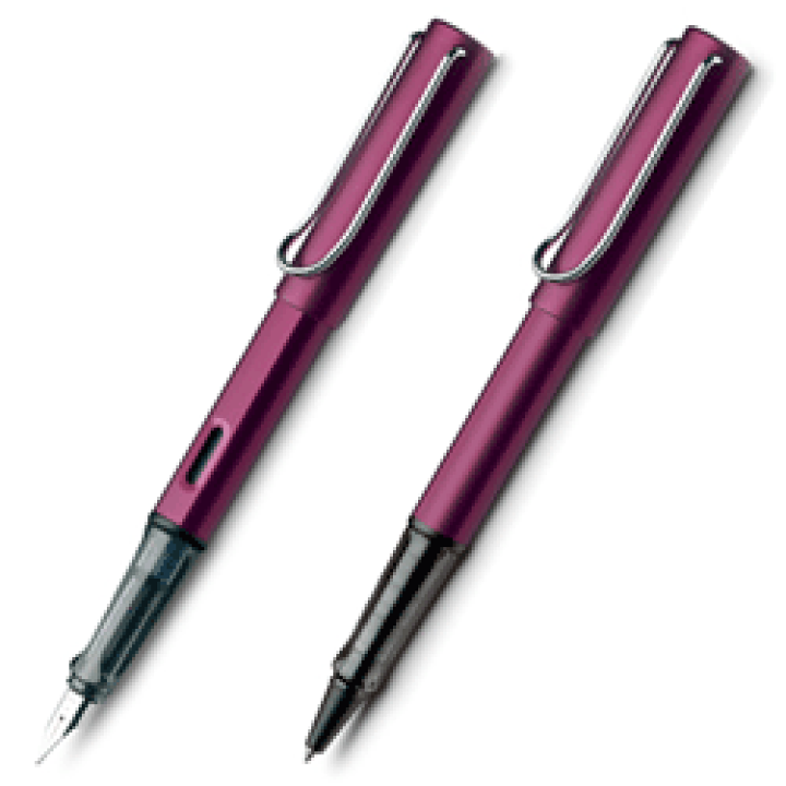 楽天市場】LAMY アルスター 万年筆・ローラーボール 2本セット アルミ