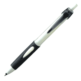 【企業PR・イベント配布】名入れボールペン　圧縮空気でインクを押し出す優れた筆記性能　パワータンク（白軸）10本セット